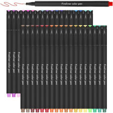 36 Fineliner Pens Color Set Drawing Painting Sketch Markers Fine Line Point Tip