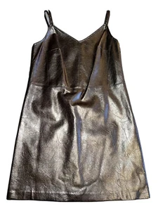 1. STATE Women’s Silver Spaghetti Strap Mini Sheath Party Dress SZ 8 NWT $129 - Picture 1 of 12
