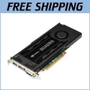 NVIDIA Quadro K4000 3GB GDDR5 GPU Grafikkarte für hochauflösende Leistung - Bild 1 von 8