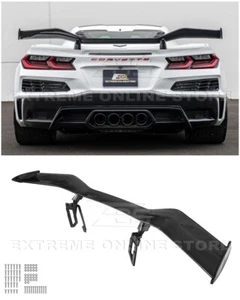 Alerón trasero de fibra de carbono de fábrica con soporte para Corvette C8 Z06 23-up - Imagen 1 de 24