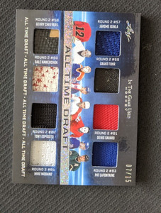 2023 LEAF ITG USED HOCKEY IGINLA FUHR SAVARD LAFONTAINE MODANO #ed 7/15 JERSEY