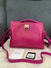 Mulberry Small Iris Spongy Patent Mulberry Pink Top Handle Bag