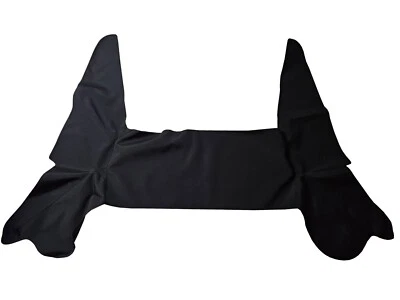 Fits: Ferrari Mondial 1984-94 Soft Top BOOT COVER made From Black Haartz German - Image 1 of 3
