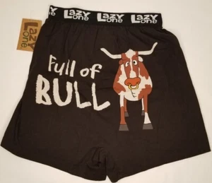 Ropa interior para hombre Lazy One - LLENA DE TORO - Talla PEQUEÑA Nueva con etiqueta - Imagen 1 de 3