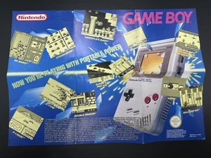 Póster vintage de Nintendo Game Boy DMG caja al por menor DMG-UKV-1 - Imagen 1 de 2