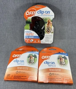 OFF! Mosquito Clip On Fan Repellent with 4 Refills NEW IN BOX - Picture 1 of 5
