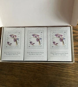 3 Asquith & Somerset Fine Fragrance BLUEBELL Bar Soap Wash Triple Mill (15.9oz) - Picture 1 of 4