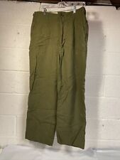 1953 Korean War M-1951 Pants Trousers Army US Zipper Fly Field Wool Military Vtg