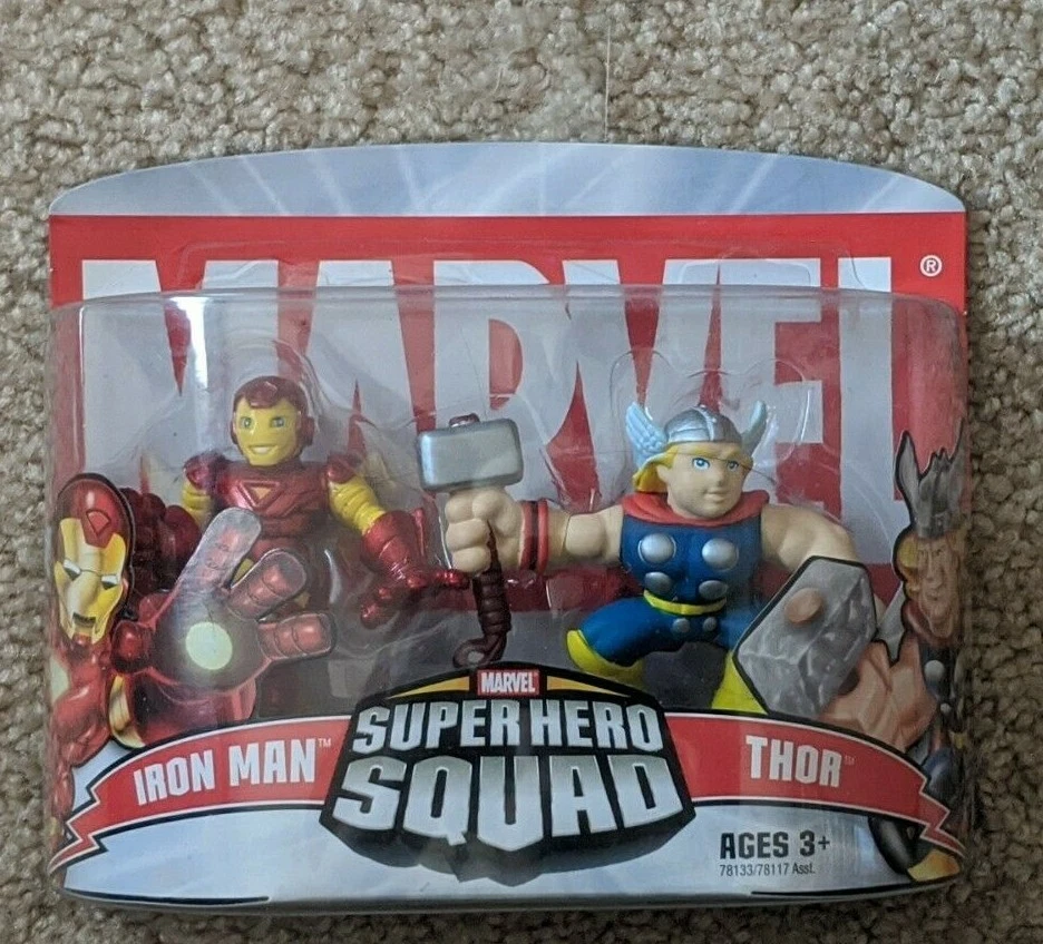 Marvel - Super Hero Squad - Iron Man & Thor 2 Pack  - Image 1 of 1