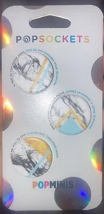 PopSockets 3 Pack PopMinis Grip Holders for Phones, iPhones,Tablets- Marble Glam - Photo 1 sur 8