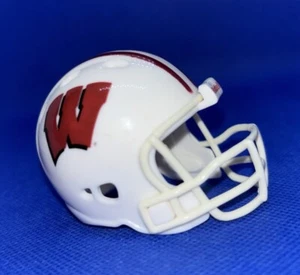 Casco profesional de bolsillo Wisconsin Badgers Riddell fútbol americano universitario NCAA (blanco/blanco) - Imagen 1 de 11