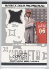 2006-07 Topps Big Game Draft Day Moments Hat /50 Shelden Williams Rookie RC