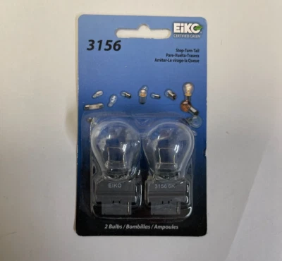 Bombilla de respaldo transparente universal Eiko 3156 para sedán 27 vatios 3125 k Foto 1 de 3