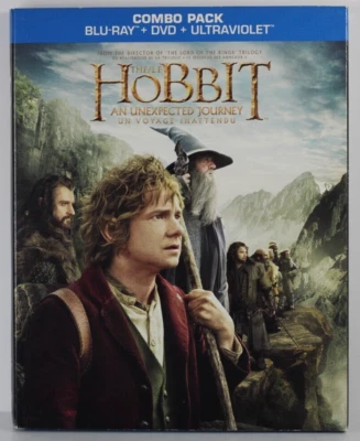 The Hobbit: An Unexpected Journey (Blu-ray/DVD, 2013) Bilingual Slipcover - Image 1 of 4