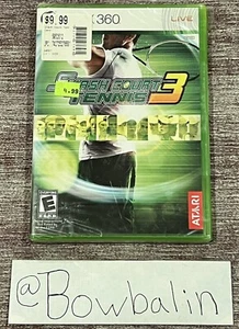 Smash Court Tennis 3 (Xbox 360, 2008 Atari) Brandneu Factory SEALED - Bild 1 von 3