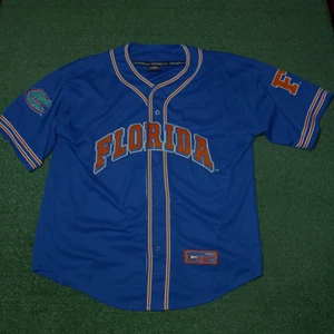 Vintage University of Florida Gators Baseball Jersey COLOSSEUM Stitched Mens 2XL - Picture 1 of 8