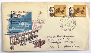 Australia 1965 FDC Cover 50th Anniv of Death of Pioneer Lawrence Hargrave - Picture 1 of 3