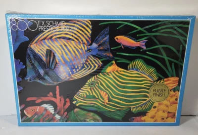 F X Schmid Prestige Puzzle Garden Beneath The Sea Tropical Fish 800 pcs Germany - Image 1 of 4