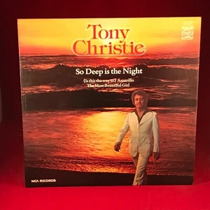 TONY CHRISTIE So Deep Is The Night 1978 UK vinyl LP Is This The Way To Amarillo - Picture 1 of 4