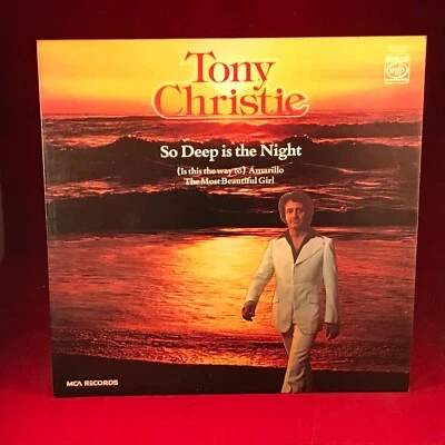 TONY CHRISTIE So Deep Is The Night 1978 UK vinyl LP Is This The Way To Amarillo - Image 1 of 4