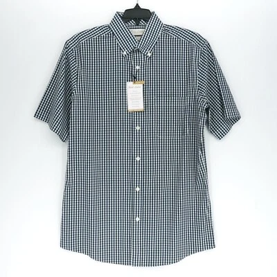 Roundtree & Yorke Gold Label Men's Shirt M SLIM FIT Blue White Green Check NWT - Image 1 of 4