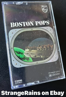 JOHN WILLIAMS & BOSTON POPS - Pops In Space - Cassette Tape - PLAY TESTED - Image 1 of 4