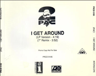 2Pac – I Get Around (1993) Interscope Records – PRCD 5105 promo CD Mint rare - Image 1 of 2