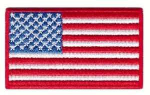 🔥 US United States Amerikanische Flagge gestickt Patch Nähen Bügelbild Emblem Abzeichen - Bild 1 von 5