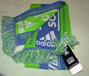 SEATTLE SOUNDERS FC MLS FAN SCHAL - ADIDAS - NEU - MIT ETIKETT NOCH ANGEBRACHT - Bild 1 von 3
