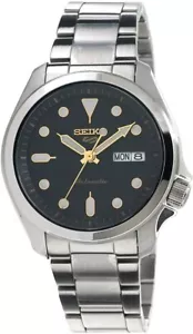 Seiko 5 Mens Automatic Black Dial Watch SRPE57K1 - Picture 1 of 4