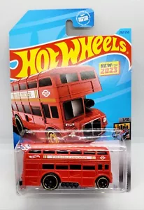Hot Wheels 2023 HW Metro Double Decker Drag Bus Trouble Decker Toy Car New  - Picture 1 of 2