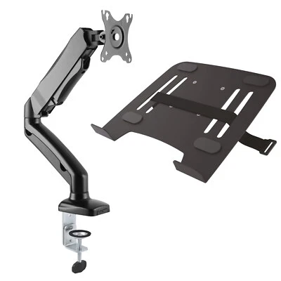 Laptop Tischhalterung schwarz mit Ablage für Notebook Netbook Tablet PC Halter - Bild 1 von 4