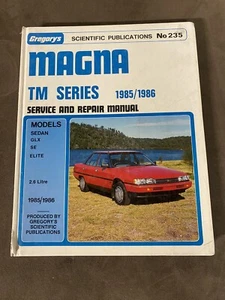 Mitsubishi TM series Magna 1985-86 workshop manual. - Picture 1 of 3