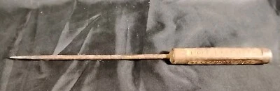 ANTIQUE 1900's ICE PICK Metal Handle Hand Tool Primitive Decor Pure Lake Ice 55D - Image 1 of 4