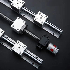 1000mm SFU1605 Ball Screw +BK/BF12 Nut Seat +SBR16 Linear Rail + SBR16UU Bearing - Picture 1 of 11