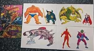 🔥 MARVEL ACTION HOUR Fantastic Four & Iron Man Genesis Comics+ 4 Transparencies - Bild 1 von 9