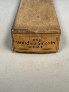 *Vintage* Hayes File Co 6" Warding Smooth Files One Doz - Picture 1 of 2
