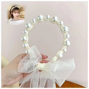 Pearl Headpiece Head Band Bridal Headpieces for Wedding Headband Pearl Hair A... - Picture 1 of 4
