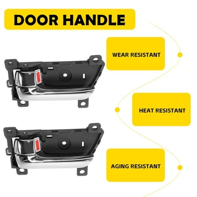 Manija de puerta interior cromada para conductor delantero y trasero para Kia Sorento 2011-2015 Foto 1 de 4