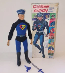 CAPTAIN ACTION 1966 IDEAL ACTION FIGURE COMPLETE ORIGINAL w BOX - Picture 1 of 16