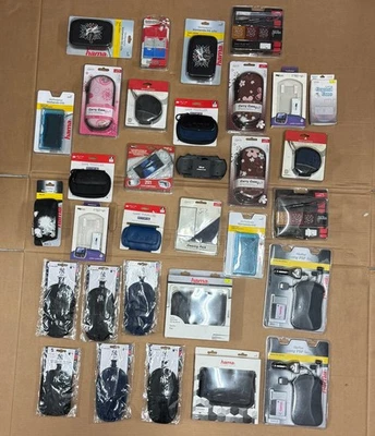 MEGA Paquete Retro Sony PSP, Nintendo DS, 3DS XL Bolsas Estuches Limpios ¡NUEVO! Foto 1 de 4