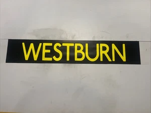 WESTBURN - Hamilton Depot 289 Scottish Bus Destination Blind 36” - Picture 1 of 11