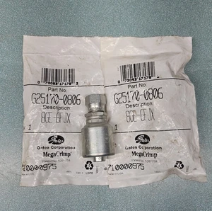 Gates G25170-0806 Hydraulic Fitting MegaCrimp (Qty 2) - Picture 1 of 4
