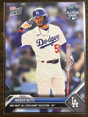 2023 Topps Now MLB #ASG-MB Mookie Betts Los Angeles Dodgers - Image 1 of 2