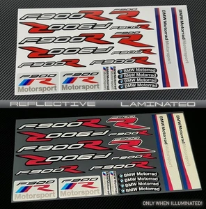 Reflective decals stickers graphic set for BMW F900R Laminated F900 R red - Picture 1 of 7