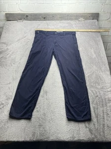 Carhartt FR Pants Mens 40x32 Blue Workwear Flame Fire Resistant Utility Safety - Picture 1 of 12