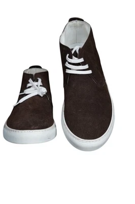 Kiton Shoes Boots Suede Brown Sneakers 41 Mid Calf - Image 1 of 4