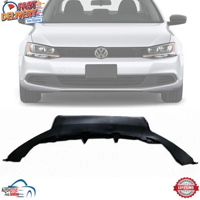 NEW FRONT BUMPER LOWER SPOILER BLACK FOR 2011-2014 VOLKSWAGEN JETTA VW1093118 Foto 1 de 4