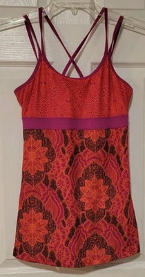 Prana Kaley Tunic Top Workout Cami Adventure Hiking Paisley Boho Yoga Size XS - Image 1 of 4