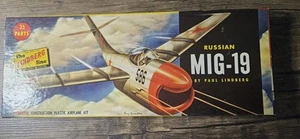 1954 Lindberg Russian MIG-19 1/48 Scale Kit #521:79 100%Complete RARE - Picture 1 of 9